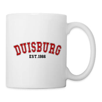 Duisburg gegründet 1966 - Tasse - Weiß - Rechts
