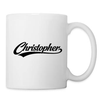 Christopher name first last family gifts - Mug - white - Right