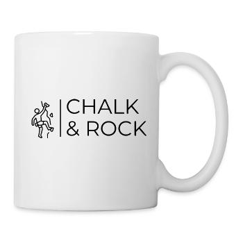 Chalk & Rock - Boulder T Shirt Design  - Tasse - Weiß - Rechts