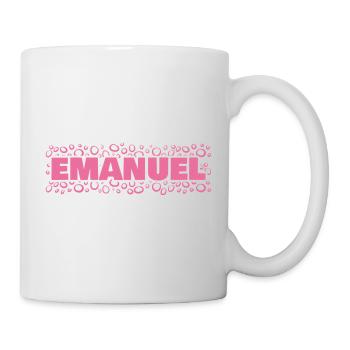 Idée cadeau Emanuel - Mug blanc - blanc - Droite