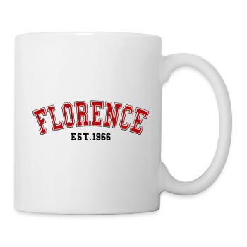 Florence fondée en 1966 - Mug blanc - blanc - Droite