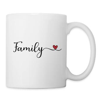 Familie - Tasse - Weiß - Rechts