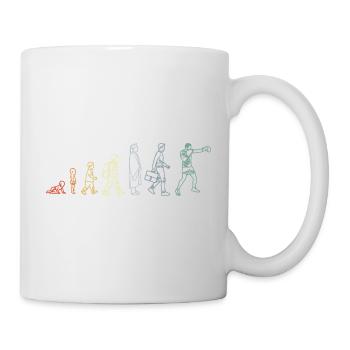 Vintage Boxes Evolution - Mug - white - Right