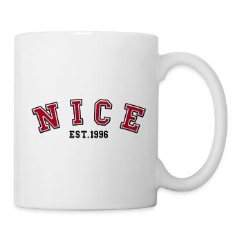 Nice, gegründet 1996 - Tasse - Weiß - Rechts