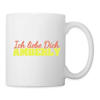 Liebe Amberly - Tasse - Weiß - Rechts