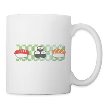 Sushi: Watercolor Wagara - Mug - white - Right