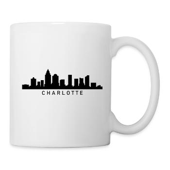 Skyline Charlotte - Mug blanc - blanc - Droite
