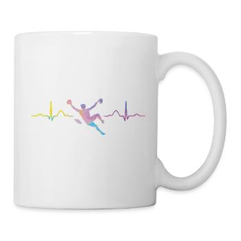 Boulderer heartbeat Bouldering Bouldering - Mug - white - Right