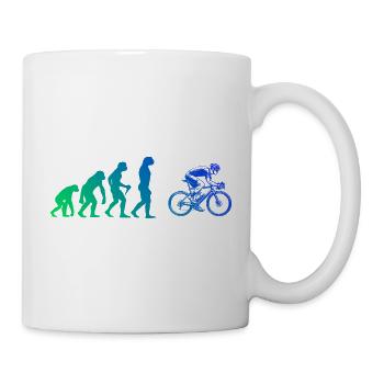 Idée cadeau pour un vélo de route avec vélo de route - Mug blanc - blanc - Droite