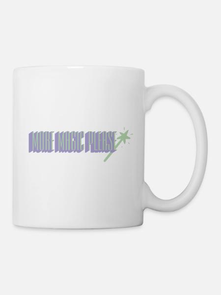 Plus de magie, s’il vous plaît, de l’art de baguette - Mug blanc - blanc