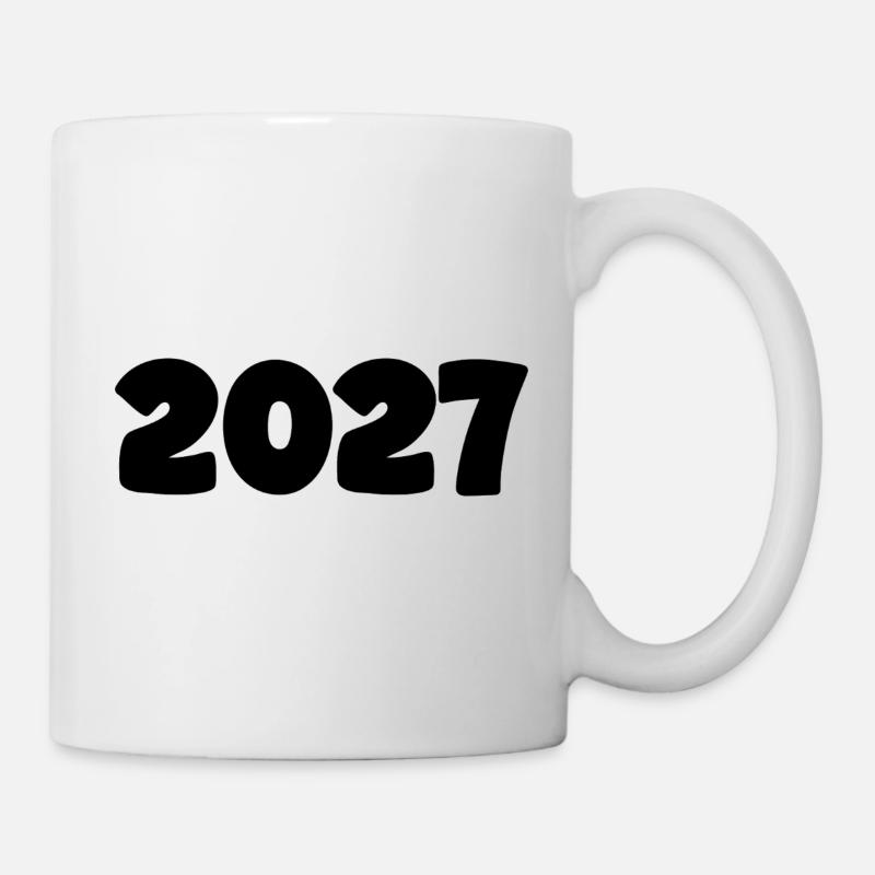 2027 black - Mug - white