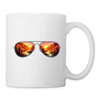Desert Canyon Sunset Aviator - Mug - white - Right
