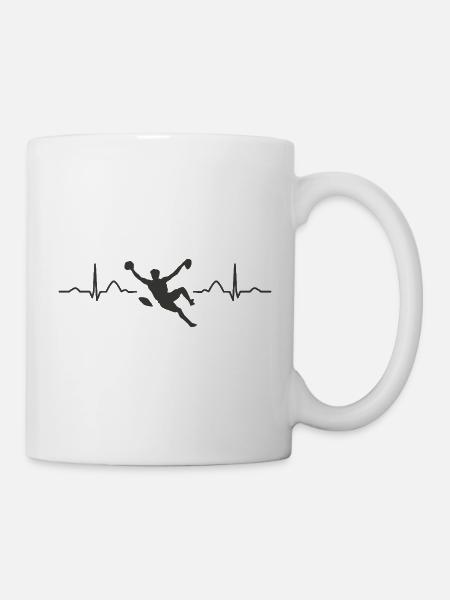 Boulderer Herzschlag Boulder Bouldern - Tasse - Weiß