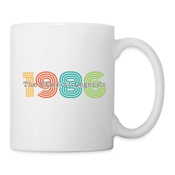 Millésime 1986 - Mug blanc - blanc - Droite