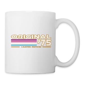 Original 75 Rayures Vintage - Mug blanc - blanc - Droite