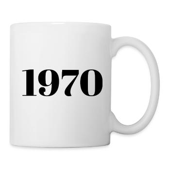 1970er Vintage, 1970er Jahre, Retro, 1970er, Geburtstag, 1970er - Tasse - Weiß - Rechts
