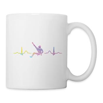 Boulderer heartbeat Bouldering Bouldering - Mug - white - Right