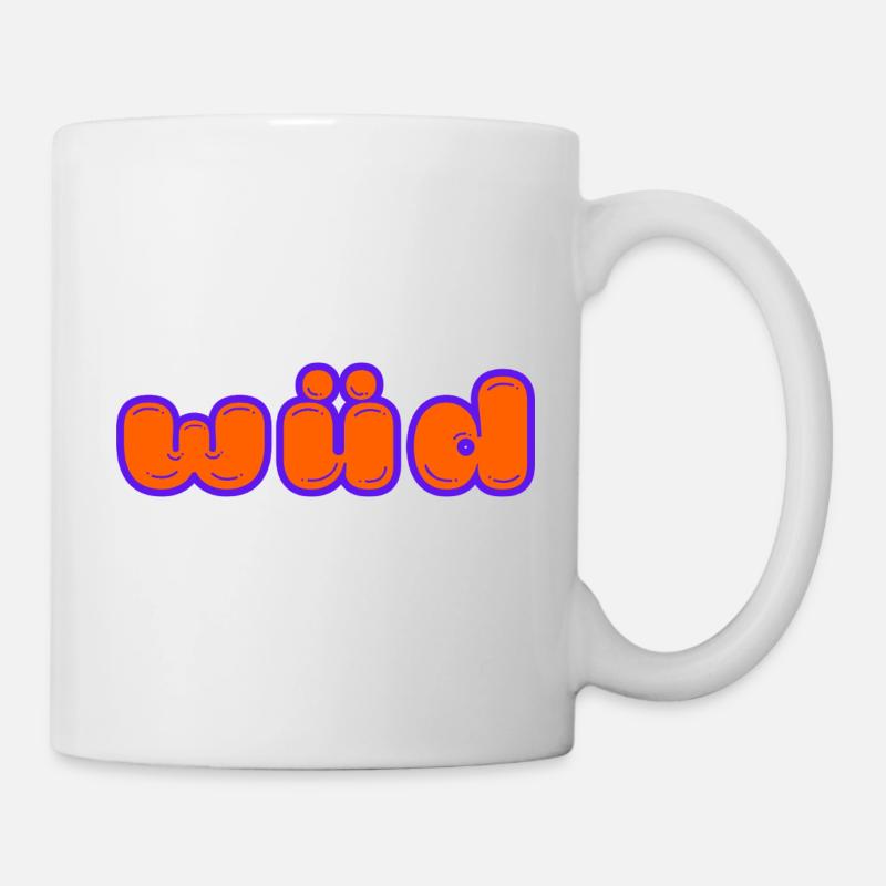 wüd - Tasse - Weiß