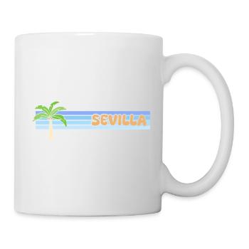 Sonne Sevilla - Tasse - Weiß - Rechts
