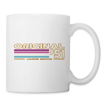 Original 51 Retro Stripes - Mug blanc - blanc - Droite