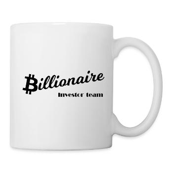 Bitcoin Silhouette Noir - Tasse - Weiß - Rechts