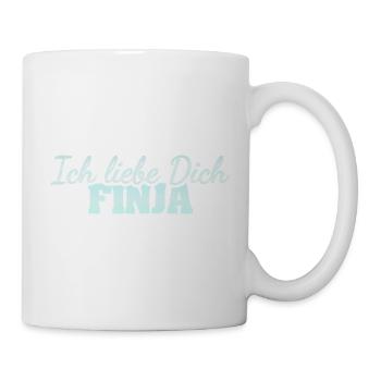 Finja als Liebe - Tasse - Weiß - Rechts