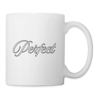 Die Realität übertrifft die Vollkommenheit - Tasse - Weiß - Rechts