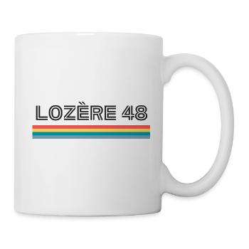 Lozere 48 T-Shirt Cadeau Humour - Mug blanc - blanc - Droite