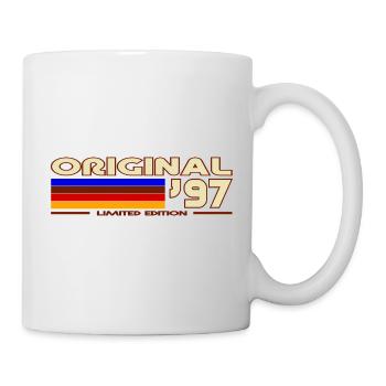 Original97 Retro-deutsche Flagge - Tasse - Weiß - Rechts
