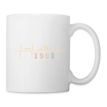Retro Street 40 Years Forties Gift 1986 - Mug - white - Right