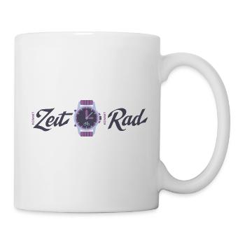 Horloge TimeWheel avec graphique de vélo - Mug blanc - blanc - Droite