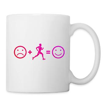 Laufsport Geschenkidee für der Laufsport Liebhaber - Tasse - Weiß - Rechts