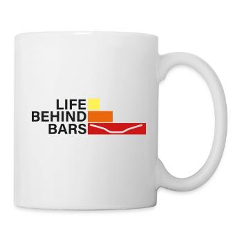 LIFE BEHIND BARS Life behind dumbbells - Mug - white - Right