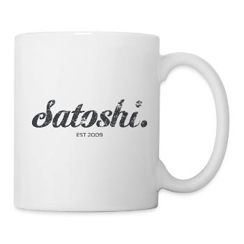 Satoshi Nakamoto Bitcoin Crypto Inventor - Mug - white - Right