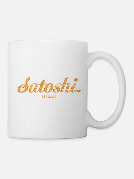 Satoshi Nakamoto Bitcoin Crypto Erfinder - Tasse - Weiß