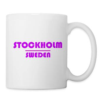 Stockholm Neon City Haze - Mug blanc - blanc - Droite