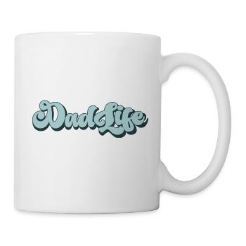 Dad life père papa fête des pères rétro - Mug blanc - blanc - Droite
