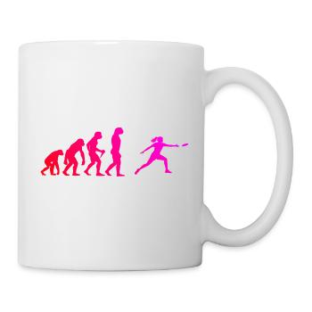 Idée de cadeau pour le disc golf pour un athlète de disc - Mug blanc - blanc - Droite