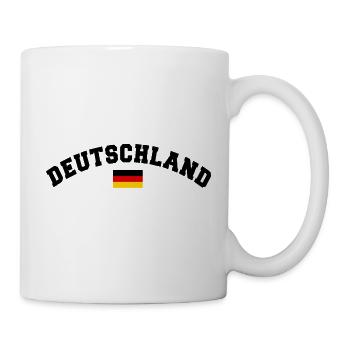 DEUTSCHLAND GERMANY EUROPA DEUTSCHE SPORT FAN - Tasse - Weiß - Rechts
