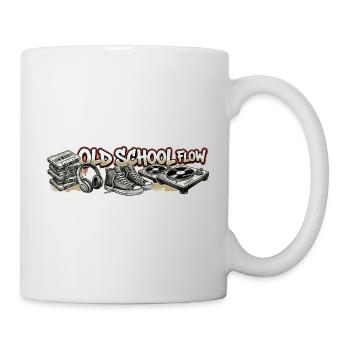 Motif rétro hip-hop Old School Flow - Mug blanc - blanc - Droite