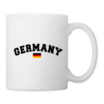 DEUTSCHLAND GERMANY EUROPA DEUTSCHE SPORT FAN - Tasse - Weiß - Rechts