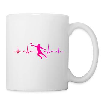 Faustballspielen Geschenk für der Faustballspieler - Tasse - Weiß - Rechts