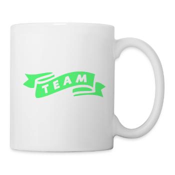 team_banderole- - Tasse - Weiß - Rechts