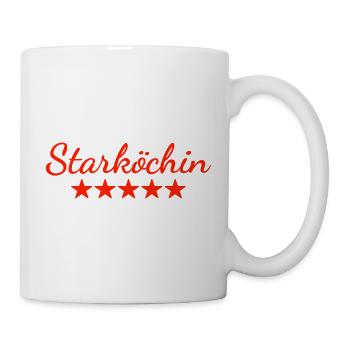 Starköchin Koch Geschenk - Tasse - Weiß - Rechts
