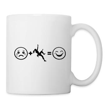 Les alpinistes et les grimpeurs s’accordent ensemble - Mug blanc - blanc - Droite
