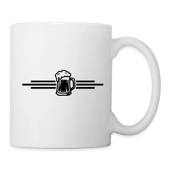 Beer beer glass icon - Mug - white - Right