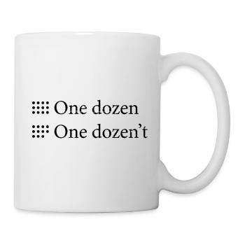 One Dozen, One Dozen't - Mug - white - Right