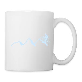 Vélo de montagne Vélo de montagne - Mug blanc - blanc - Droite