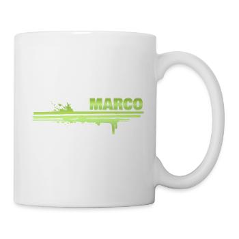 Peindre Marco - Mug blanc - blanc - Droite