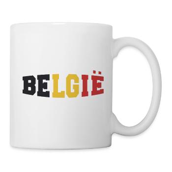 Belgien Shirt - Tasse - Weiß - Rechts